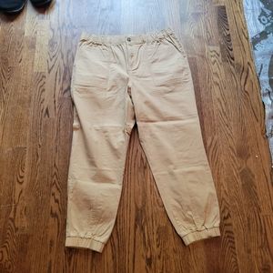 Style & Co. L NWOT Tan Utility Jogger